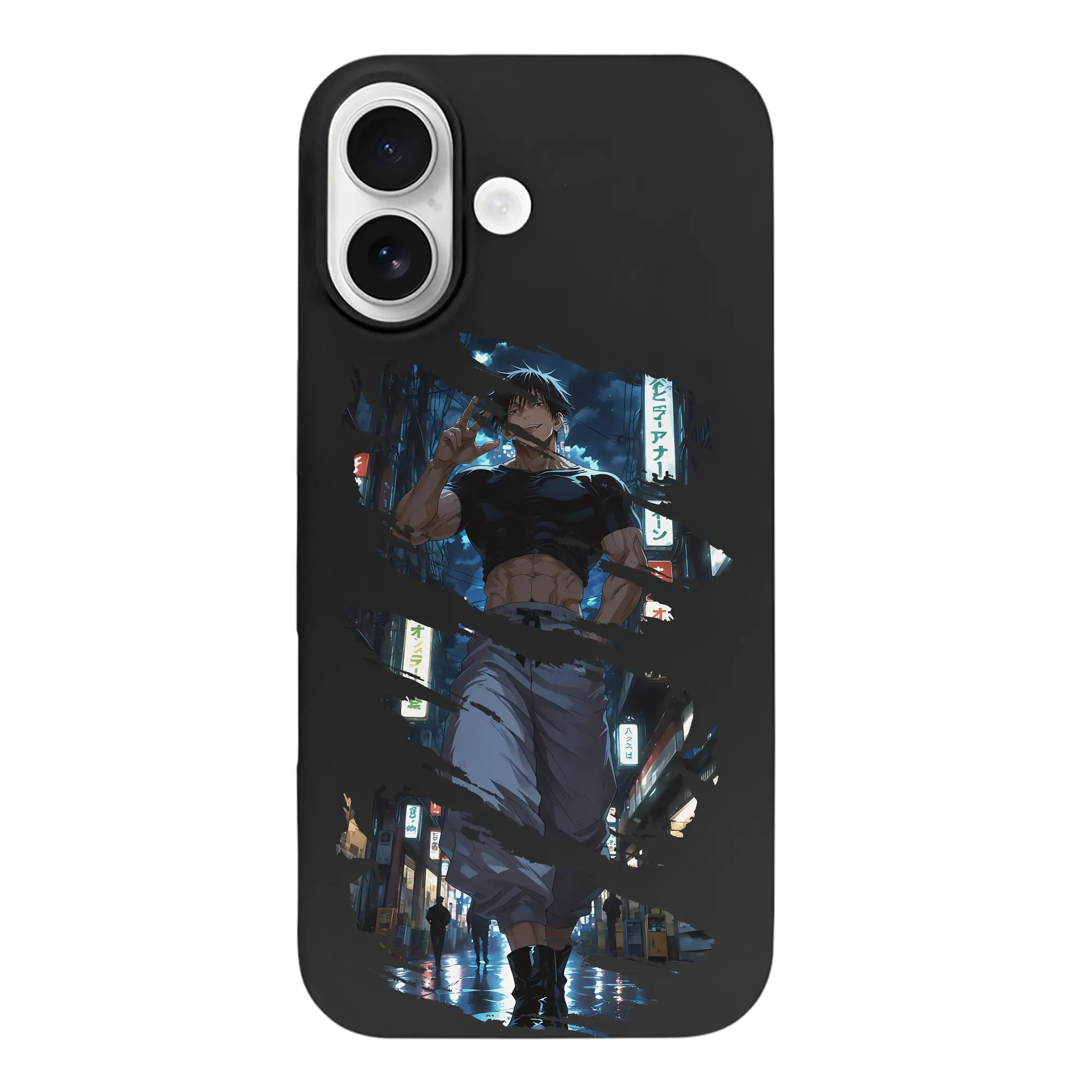 呪術廻戦 グッズ,伏黒 甚爾 - iPhone 17 シリーズ シリコンケース 薄型 耐衝撃 指紋防止 ソフトタッチカバー 精密フィット 傷防止 保護ケース iPhone 17/17 Air/17 Pro/17 Pro Max 対応